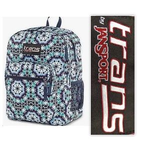 Trans by Jansport Supermax Blue Moonshine Moroccan Backpack